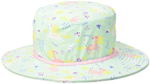 Playshoes Mädchen Uv-schutz Sonnenhut Bademütze Kopfbedeckung, Einhorn, 55 EU