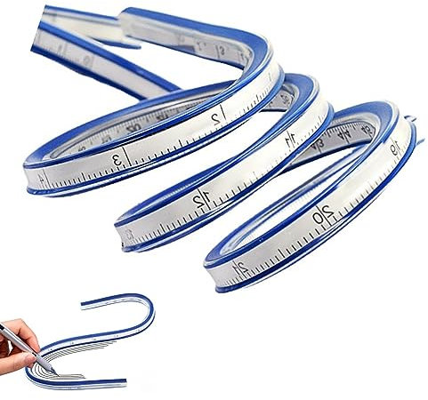 Flexibles Kurvenlineal Flexible Kurven Machthaber Maß Werkzeug Lineal Kurve Messwerkzeug FüR Das Zeichnen Von Mal Grafiken(60CM)