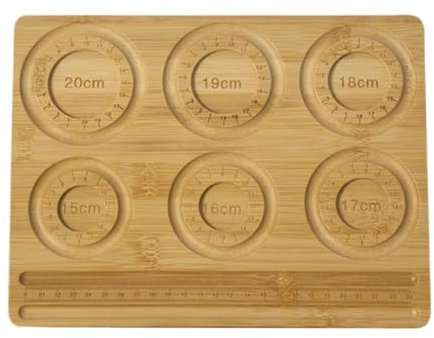 Vassoio di design per collane e bracciali, vassoio per gioielli con perline | Tavola di perline in legno per la creazione di gioielli, misurino per braccialetti con perline e vassoio di misurazione
