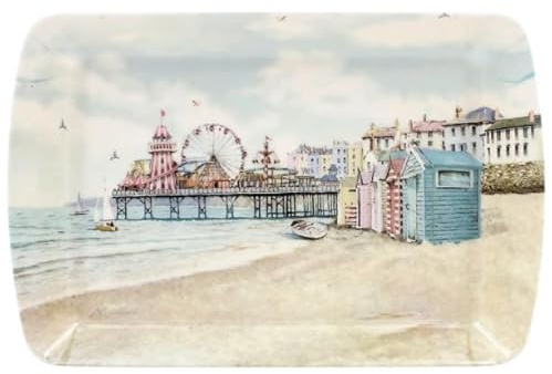 Lesser & Pavey British Designed Serving Tray | Dinner Tray For Multiple Uses Around The Home | Trays For Food Serving Or Drinks Serving | Sandy Bay Small Serving Tray - Macneil Studios