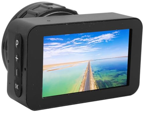 Oculare Elettronico 4K, Fotocamera Oculare Digitale LCD Oculare Elettronico per Fotocamera a Colori da 3 Pollici per Telescopio da 22 Mm a 46 Mm Osservazione di Pianeti e Uccelli