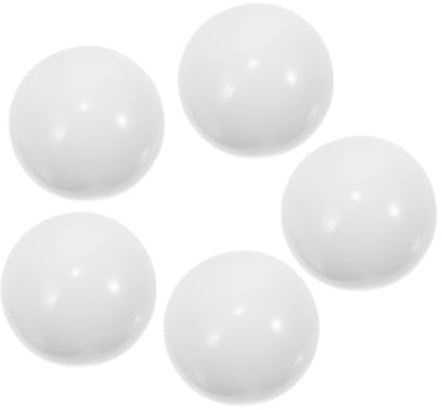 JOINPAYA Perline da Ricambio e 5 in Pezzi per Roulette Bianche Acrilico Tonde 27-32 Pollici per Migliorare Esperienza Elegante e Pratico Adatte Dischi di Gioco