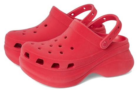 Crocs Women's Classic Bae Clogs, Platform Shoes for Women, Digital Raspberry Velvet, 5 UK