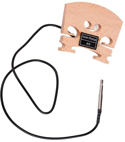 Professionale Accessori Per Violino Ponte Per Violino Con Pickup Piezoelettrico Montato Internamente In Legno D'acero E Materiale Metallico