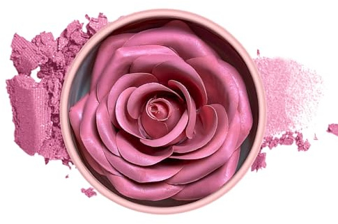 Blush – Poudre de pétales 3D, couleur naturelle, croissance douce | Finition pétale de rose, application facile, ensemble de maquillage quotidien durable, look romantique, amélioration des joues