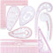 Frienda 9 Styles Fashion Clear Metric Sewing Ruler Set, Sew French Curve Ruler Plastic Sewing Tools Measure Ruler for Tailors Designers Beginners Sewing Pattern Making Design DIY Dress Clothing