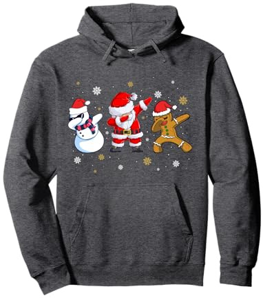 Bonhomme de Neige du Père Noël Dabbing Sweat à Capuche