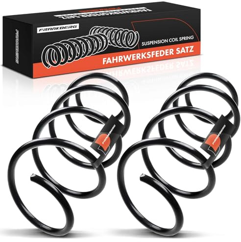 Frankberg 2x Muelles de chasis Muelles de suspensión Compatible con C2 JM 1.6 VTS 2004-2009 Replace# 5002LZ,RH3494