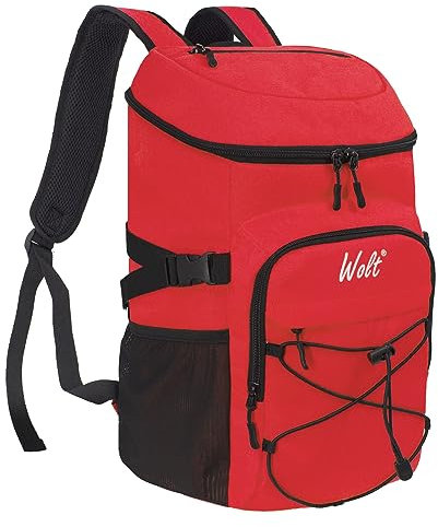 WOLT Backpack Coolers Insulated Leak Proof,24 Cans Soft Sided Cooler Backpack Lunch Box for Beach,Hiking,Camping-Drink Beverage Beer Cooler Bag