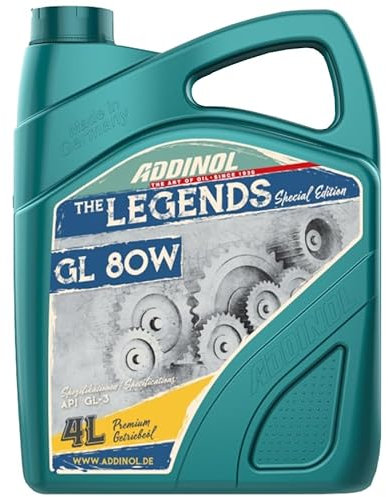 Addinol Getriebeöl Legends GL 80W 4 Liter API GL-3