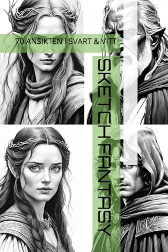 SKETCH FANTASY: 70 ANSIKTEN I SVART & VITT