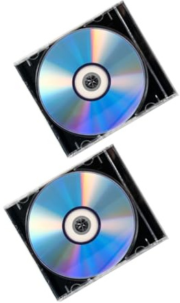 VERDANVERSE 2 Juegos Discos CD-r Grabables de Gran Capacidad con Caja Jewel para Grabar Audio Datos y Música Almacenamiento Seguro y Rendimiento Estable