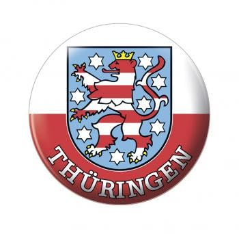 Ansteckbutton - Thüringen - 18846 - Gr. ca. 5,7 cm