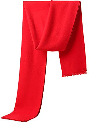 LumiSyne Sciarpa In Lana Calda Per Uomo Invernale Stile Casual d'Affari Foulard Tinta Unita Classica Cashmere Morbido Sciarpa Lunga Con Nappa