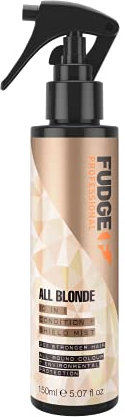 Fudge Professional All Blonde 10-in-1 Condition and Sheild Mist, 90 Percent Stronger Hair, Bond Repair Technology, 150 ml