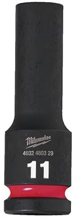 Milwaukee SHOCKWAVE 1/2 Impact Hex Deep Socket - 11mm