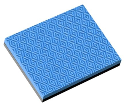 Ysyqkn Balance Cushion Cuscino Allenamento Pad Eva Antiscivolo Leggero Portatile Donna Uomo Facile Pulizia Adatto per Ginnastica Stretching Campeggio, Blu