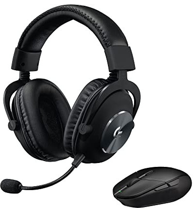 Logitech G PRO X kabelloses Lightspeed Gaming-Headset mit G303 Shroud Edition kabellose Gaming-Maus