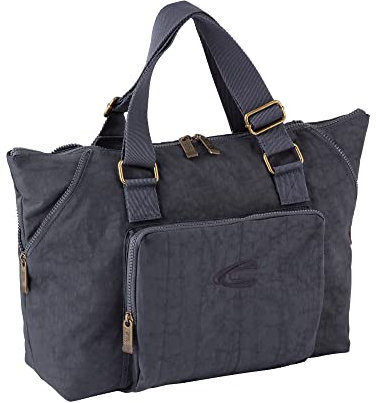camel active Journey Herren Shopper Umhängetasche Reißverschluss Groß Blau