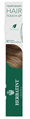 Herbatint Temporary Hair Touch-Up - Instantly Mask Grey Roots Between Coloring with Easy To Apply Precision Brush Kit - Natural-Looking Concealer For Light Chestnut Hair - Vegan - .33 oz
