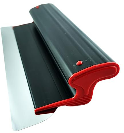 Flächenspachtel 100 cm, Edelstahl, Superlexibles Blatt 0,3mm Kunstoffgriff Ultra Leicht Zum Glätten Spachteln Ergoplast
