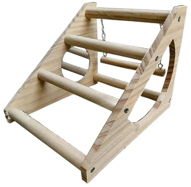 KiBcsLic Percha para Gallineros Y Criaderos, Juguete Divertido para Loros, Polluelos Y Aves.