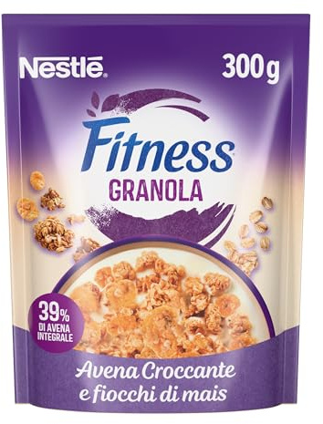 FITNESS Granola con Avena Croccante e Fiocchi di Mais 300g