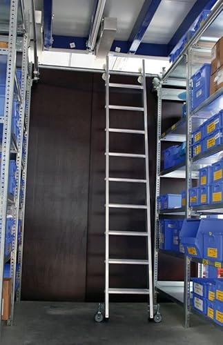 Regalwerk B8-44606 Aluminium Regalleiter für Doppelregal, 16 kg