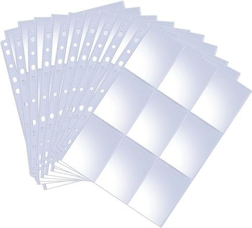 Oderra 576 Raccoglitore Carte Pokémon - 32 Pagine Buste Carte Pokemon, Tasche su entrambi i lati, da Gioco Collezionabili, album