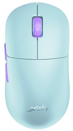 Xtrfy M8 Wireless, Ultra-Light Gaming Mouse, Optimised for esports, 2.4 GHz RF, Extremely Low Front for Greater Precision, Rechargeable, Frosty Mint