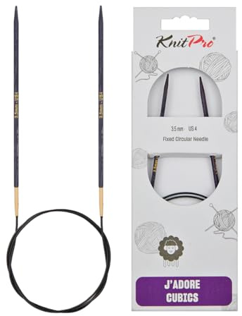 KnitPro J'Adore Cubics Stickor - Fasta rundstickor - 60 cm x 3,50 mm
