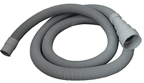Tvättmaskinslangar, dräneringsslangar Universal Tvättmaskin Avloppsförlängningsslang Flexibel Diskmaskin Vattenutlopp Expel Tube Korrugerad tvättmaskin Utloppsslangförlängning (Color : Dark Grey, Si