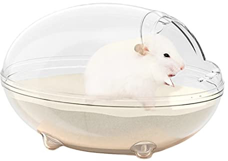 Ehuihuan Hamster Salle de bain pour animaux de compagnie, bac à sable pour hamster, hamster, baignoire, bac à sable pour cochons d'Inde