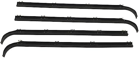 XTevu 4 pièces kit de Coupe-Froid d'étanchéité de Garniture de Feutre de Balayage de Moulage de fenêtre extérieure intérieure Avant pour Ford Old Body Style Pickup Pleine Taille Bronco