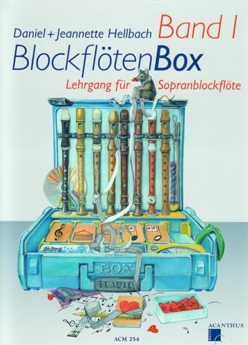 Acanthus Music Blockflötenbox Band 1 (+Online Audio) – Daniel Hellbach – Lehrgang für Sopranblockflöte