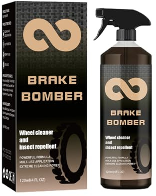 Generico Spray Pulitore per Ruote di Auto - Rimozione della Polvere dei Freni Non Acida - Detergente Ruggine per Cerchioni | per Auto SUV Veicoli e Autovetture