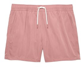 Marks & Spencer Short de Bain Homme Uni Séchage Rapide, Coupe Standard, Taille à Cordon, avec Poches