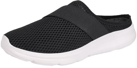 Generiska Sabots kvinnor män träskor mules trädgårdstofflor modeskor damskor, ventilerande slip mesh utomhus fritid casual sneakers pantoletter damer