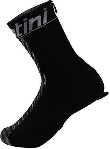 Santini Schwarz 365 Pixel Winter Fahrrad-Überschuhe (Xl/Xxl , Schwarz)