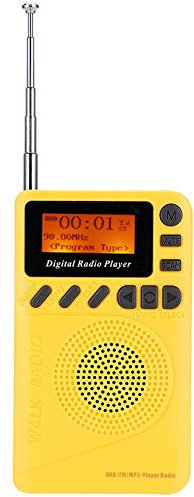 Digitales DAB-Radio, tragbares Mini-Digital-DAB/DAB + -Radio mit MP3-Player-Unterstützung 32G TF-Karte Stereo-FM-Radio Eingebauter Akku zum Wandern, Gehen oder Laufen.
