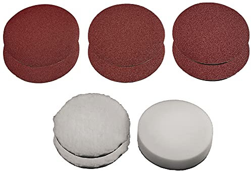 Original 2093246 Einhell Polishing Covers and Sanding Discs (Suitable for Polishing and Grinding Machine CC-PO 1100/150 E)