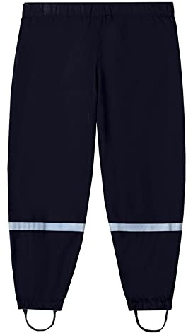 Happy Cherry - Pantalon de pluie imperméable pour enfant - Coupe-vent - Pour fille, garçon, printemps, été, automne, hiver - Pantalon de sport avec bandes réfléchissantes, Noir , 2-3 ans