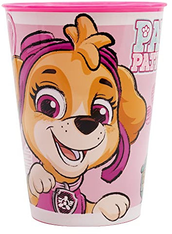 Stor Vaso Infantil de plástico Reutilizable de 260 ml de La Patrulla Canina Chicas