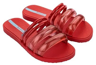 Ipanema Sandalias deslizantes para mujer tiras Fem, Rojo azul., 37 EU