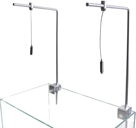 Quystetes Justerbar akvariemonteringskonsol LED universell akvarium ljusstativ ljusstativ hängande kit akvarietillbehör