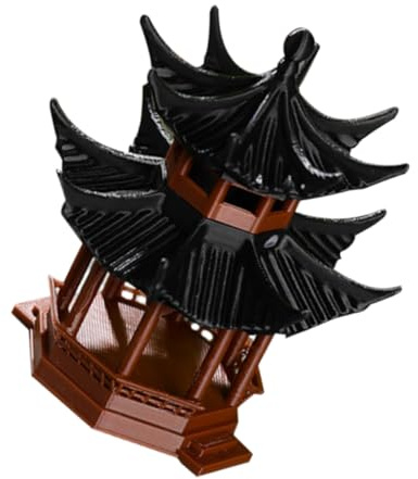 Kisangel Mini Padiglione Decorativo per Acquari e Bonsai da per Miniatura Adornamento per Terrazze e Cortili