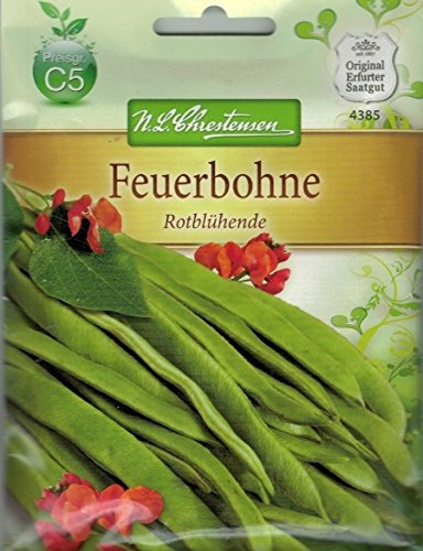 Chrestensen Prunkbohne 'Rotblühende' Saatgut