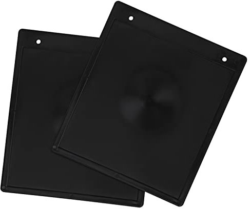AUTOLIGHT 24 2 x Schmutzfänger Spritzschutz für PKW Anhänger Wohnwagen Kotflügel Schutzblech 240 x 210 mm