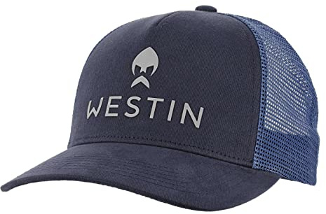 Westin Trucker Cap Ombre Blue - Angelcap für Angler, Schirmmütze zum Angeln, Basecap, Angelkleidung, Angelmütze, Cappy