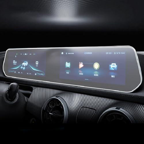 JCAKES Auto-Armaturenbrett-Folie Digitales Cockpit Anti-Kratz-Schutz Auto-Innenausstattung, für Forthing T5 EVO M4 2021-2023